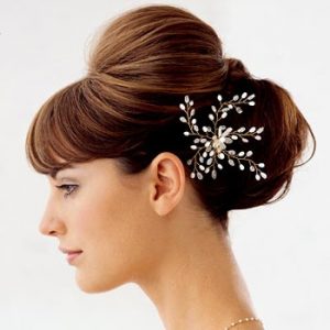 bun hairstyles for brides at Coxhoe hairdressing salon