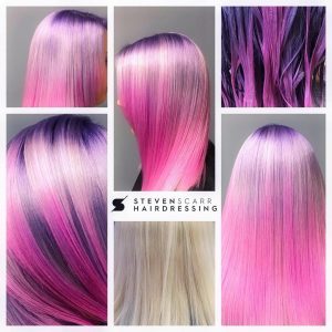 hair colour correction services at steven scarr hair salon, durham