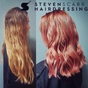 hair colour correction services at steven scarr hair salon, durham