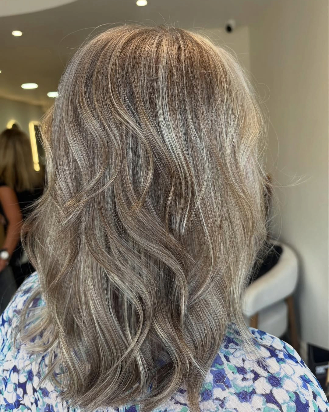 TRANSITIONAL GREY HAIR COLOURING AT STEVEN SCARR SALON COXHOE