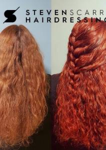 THE BEST RED HAIR COLOURS AT STEVEN SCARR HAIR SALON, DURHAM