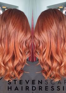 THE BEST RED HAIR COLOURS AT STEVEN SCARR HAIR SALON, DURHAM