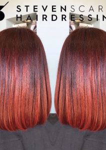 THE BEST RED HAIR COLOURS AT STEVEN SCARR HAIR SALON, DURHAM