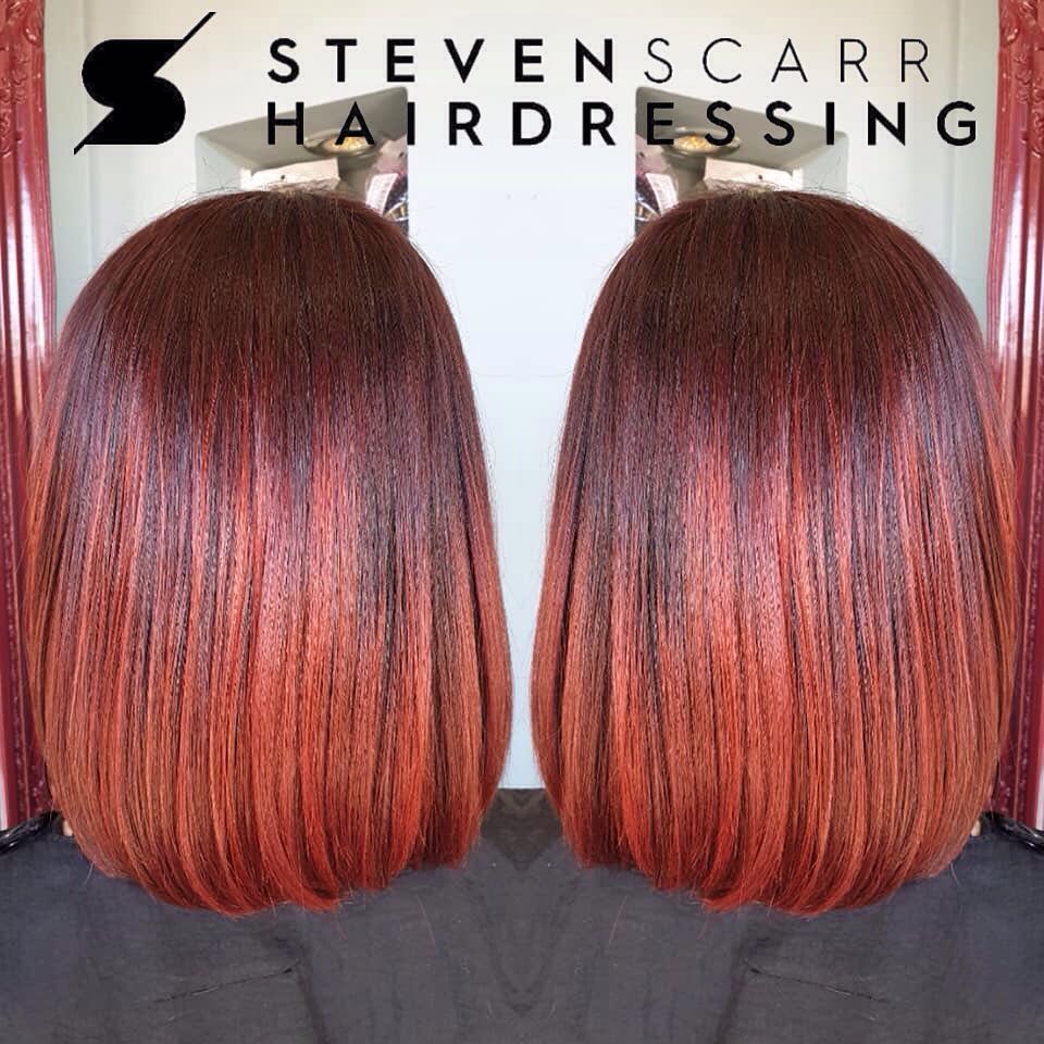 THE BEST RED HAIR COLOURS AT STEVEN SCARR HAIR SALON, DURHAM
