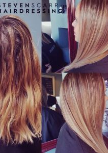 WHO OFFERS THE BEST HAIR COLOUR IN DURHAM?  STEVEN SCARR HAIRDRESSING IN COXHOE!
